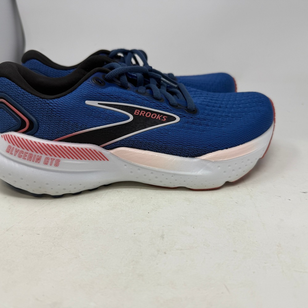 Brooks Running Shoes Womens 6 Glycerin GTS 21 Blue Support 1204091B496 EUC